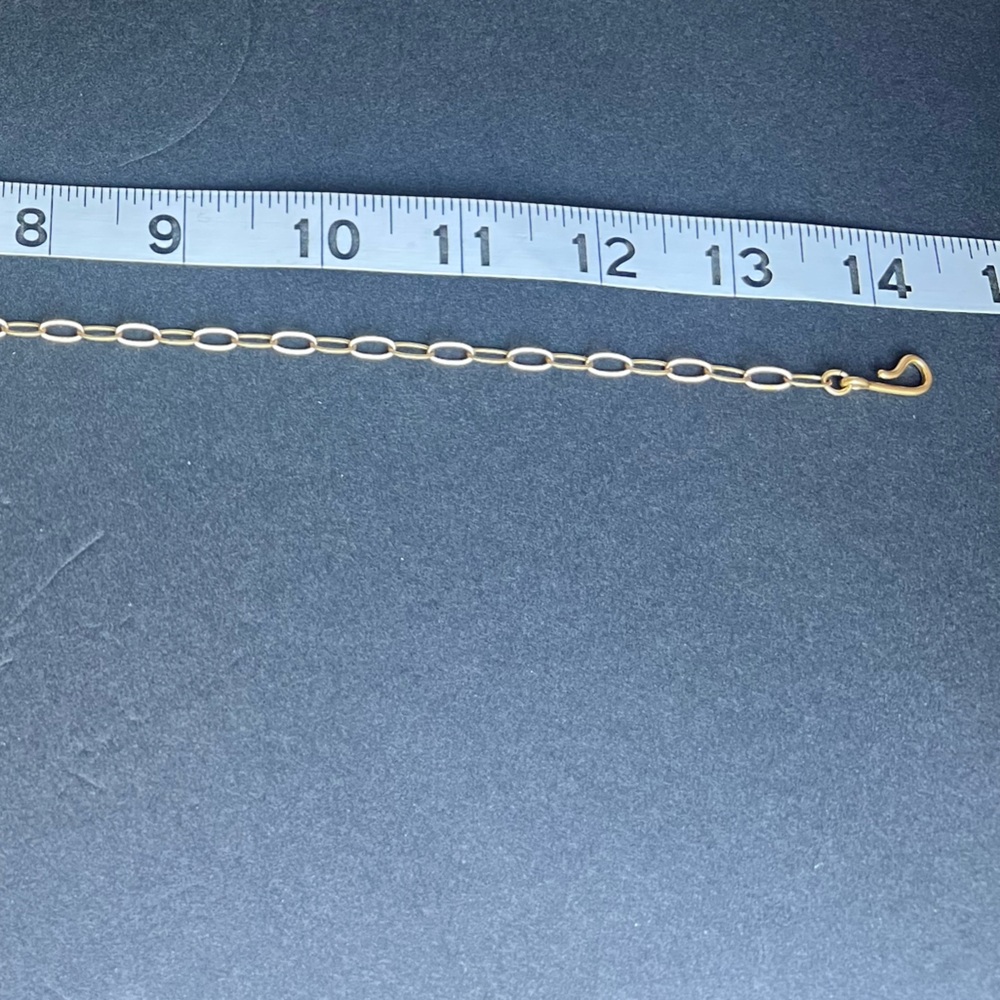 Madewell Gold Paperclip Chain Short Necklace - Picture 4 of 4